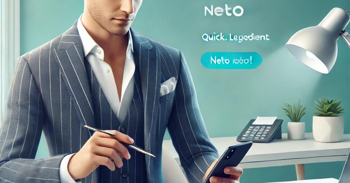 התפטרות פרילנסר · המחשה של תהליך עבודה מסודר עם NETO