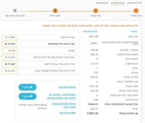 סימולציית חישוב עלויות שכר · השוואה בין ניהול עצמאי למערכת אוטומטית
