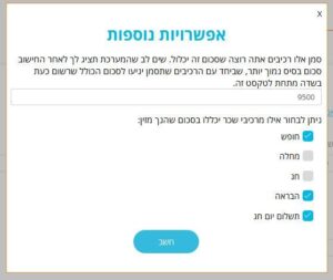 רכיבי עלות מעסיק · חופש, מחלה, פנסיה ופיצויים מעבר לשכר הברוטו