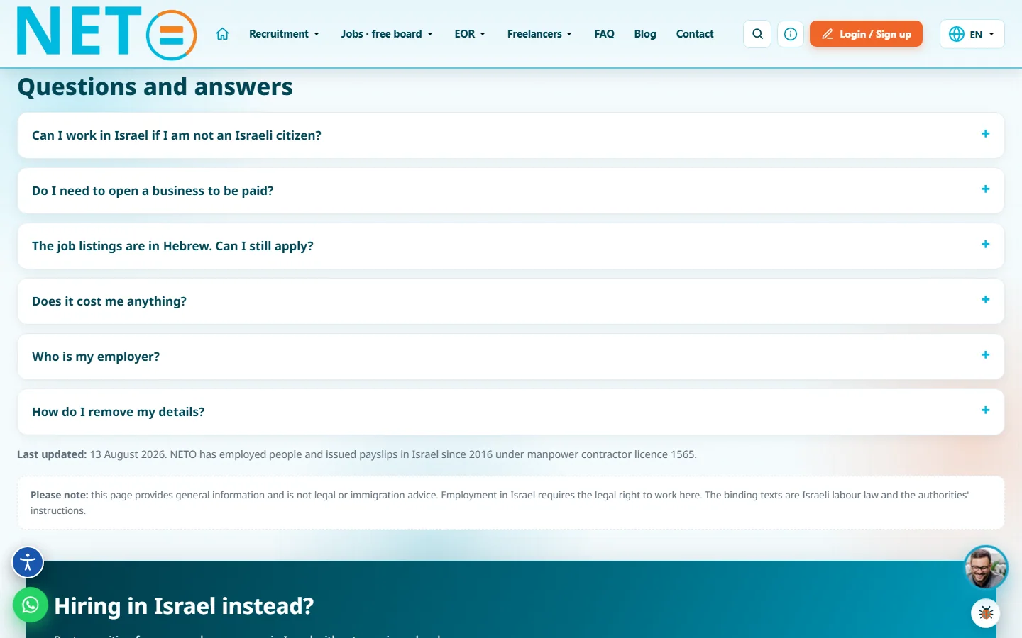 Step 5 · Meet JOAI · and the answers section · the NETO job board