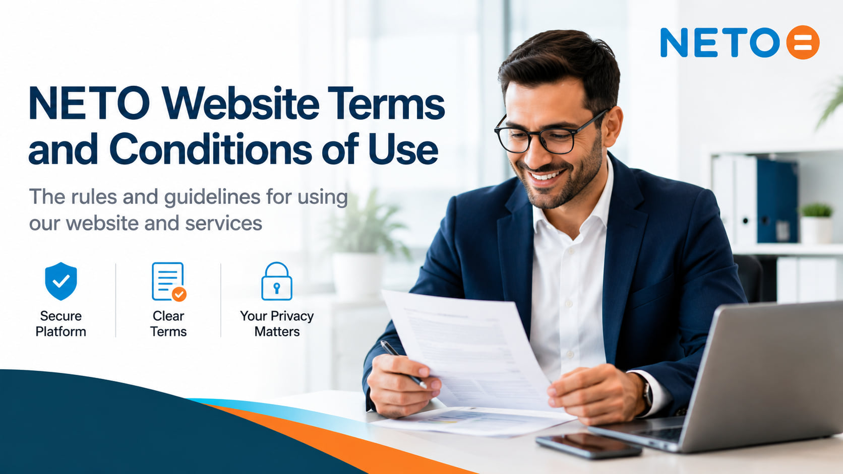 NETO website terms and conditions of use · clear rules and responsible use