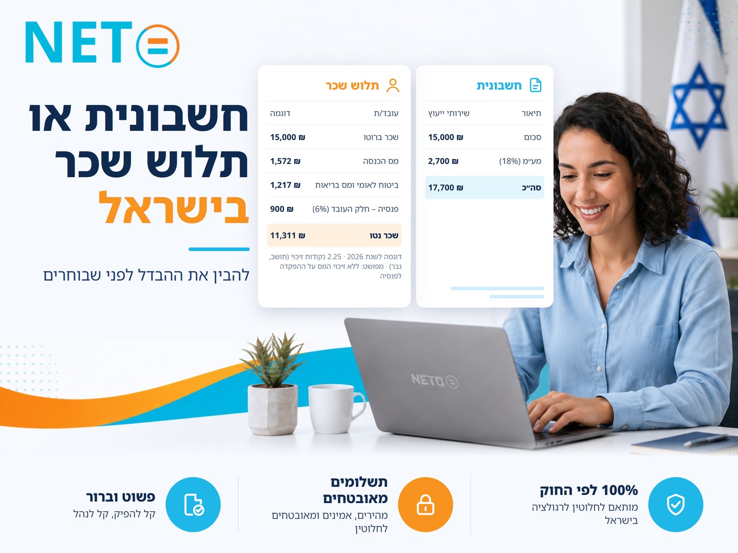 חשבונית לשכיר · NETO