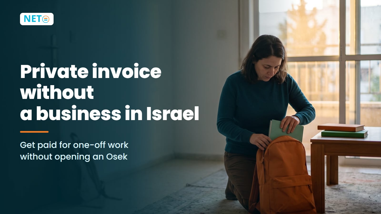 Private Invoice Without a Business in Israel | What Is Possible · NETO ("נטו עבודה")