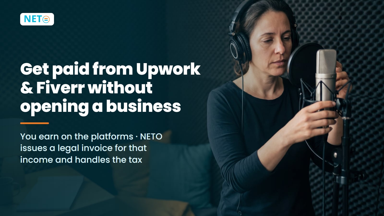 Get Paid from Upwork & Fiverr Without Opening a Business in Israel · NETO ("נטו עבודה")