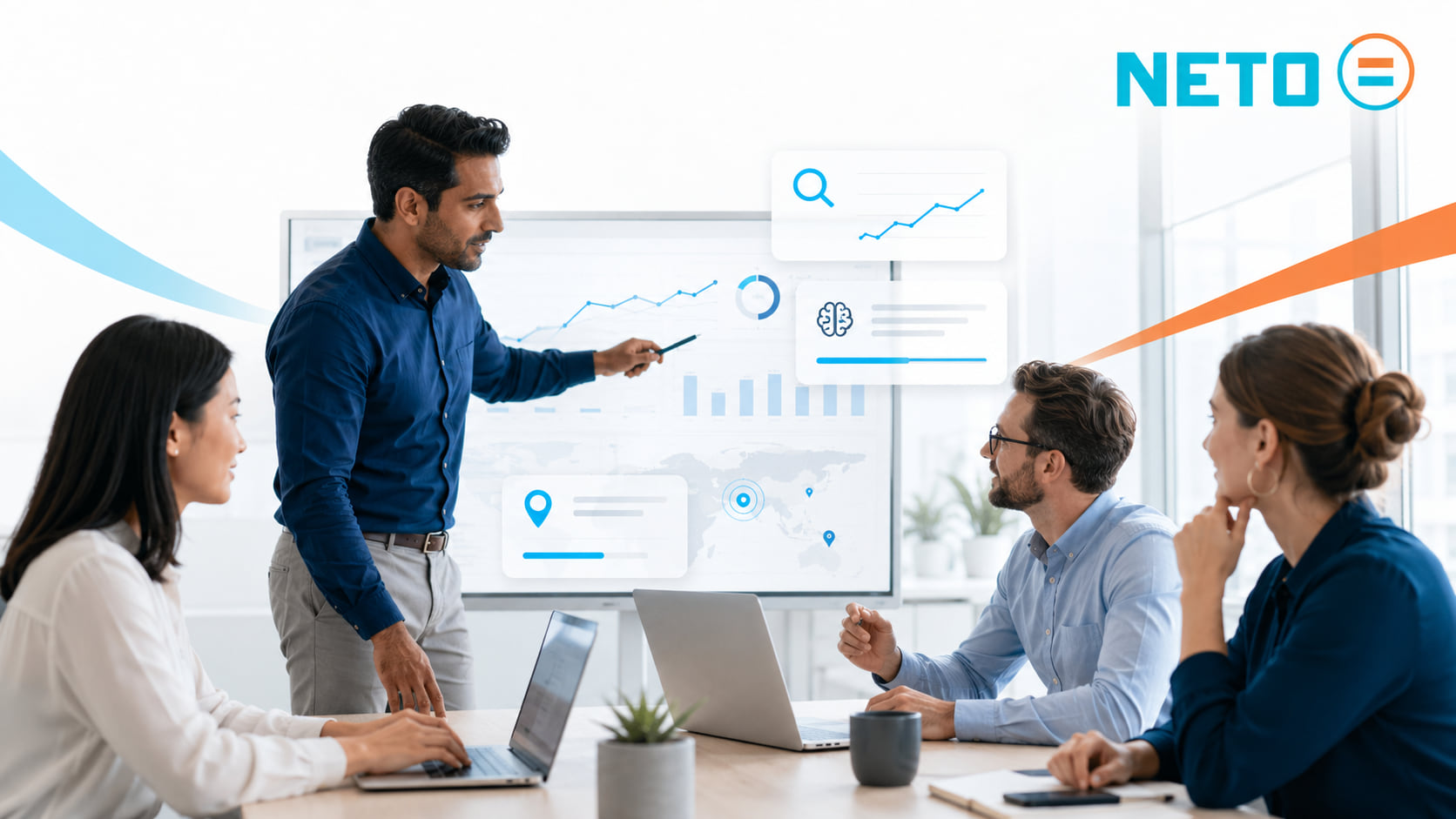 צוות הקידום האורגני של NETO · מחלקת SEO, GEO ו-AEO
